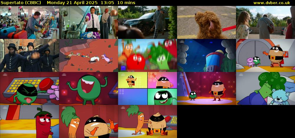 Supertato (CBBC) Monday 21 April 2025 13:05 - 13:15