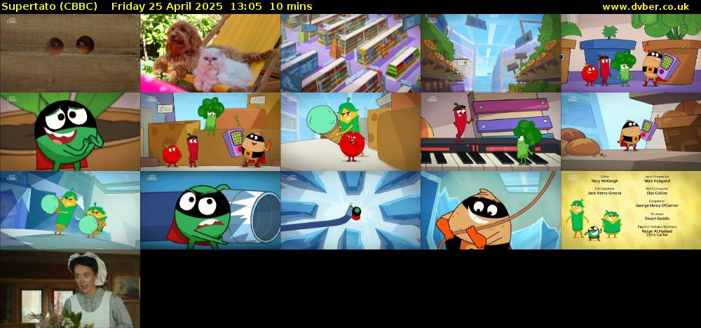 Supertato (CBBC) Friday 25 April 2025 13:05 - 13:15