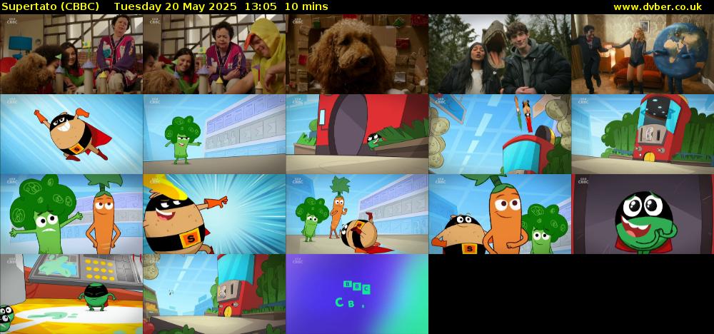 Supertato (CBBC) Tuesday 20 May 2025 13:05 - 13:15
