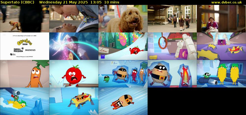 Supertato (CBBC) Wednesday 21 May 2025 13:05 - 13:15