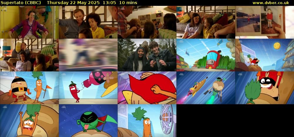 Supertato (CBBC) Thursday 22 May 2025 13:05 - 13:15