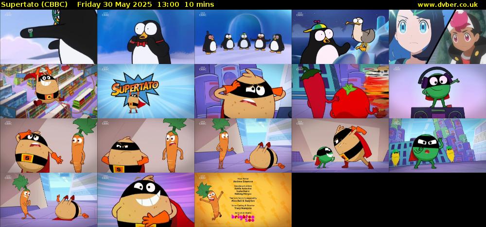 Supertato (CBBC) Friday 30 May 2025 13:00 - 13:10