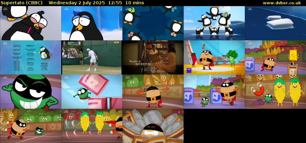 Supertato (CBBC) Wednesday 2 July 2025 12:55 - 13:05