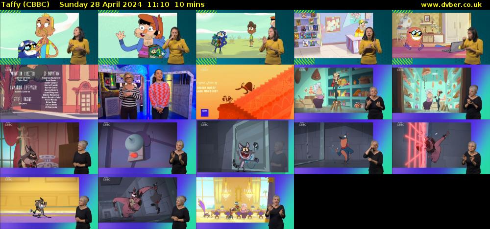 Taffy (CBBC) Sunday 28 April 2024 11:10 - 11:20
