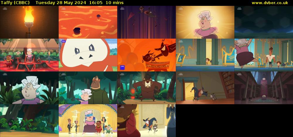 Taffy (CBBC) Tuesday 28 May 2024 16:05 - 16:15