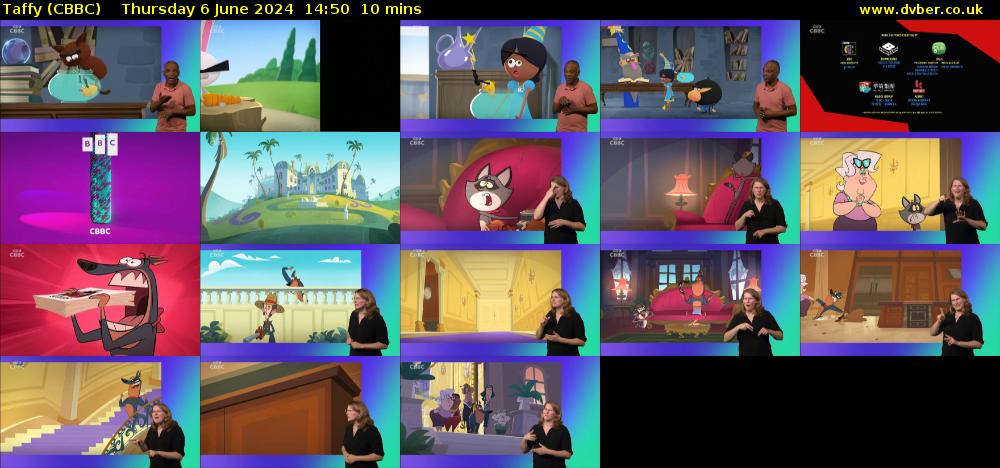 Taffy (CBBC) Thursday 6 June 2024 14:50 - 15:00