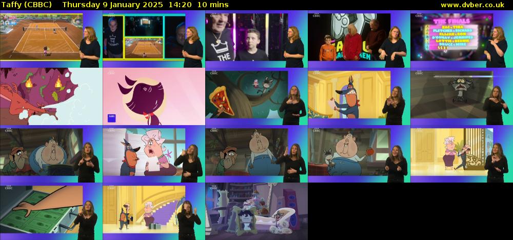 Taffy (CBBC) Thursday 9 January 2025 14:20 - 14:30