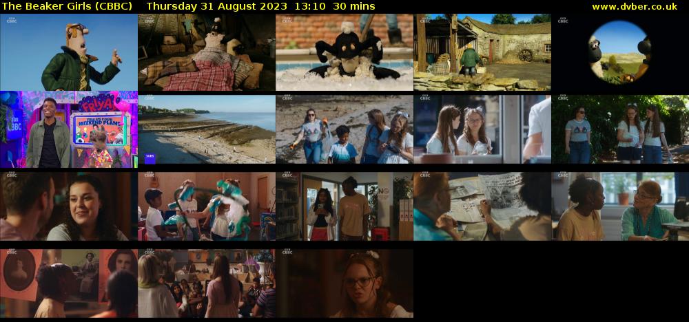 The Beaker Girls (CBBC) Thursday 31 August 2023 13:10 - 13:40