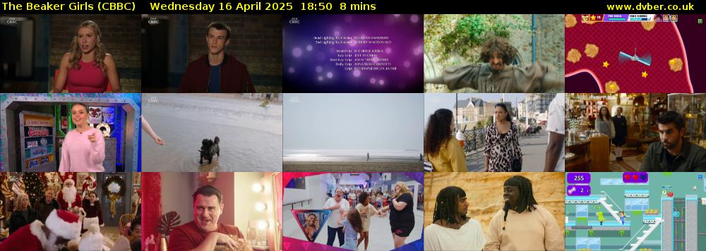 The Beaker Girls (CBBC) Wednesday 16 April 2025 18:50 - 18:58