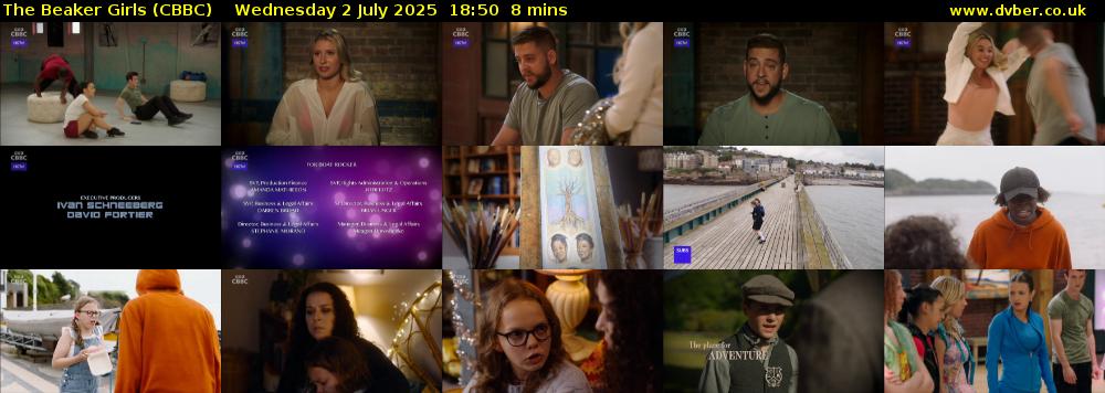 The Beaker Girls (CBBC) Wednesday 2 July 2025 18:50 - 18:58