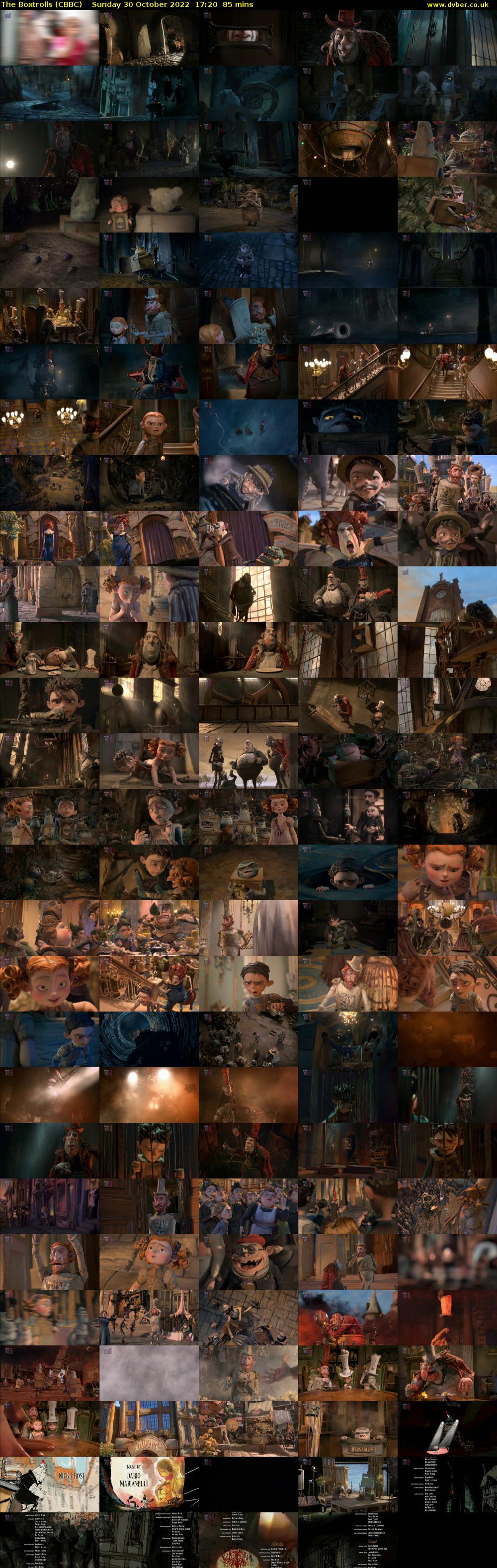 The Boxtrolls (CBBC) Sunday 30 October 2022 17:20 - 18:45