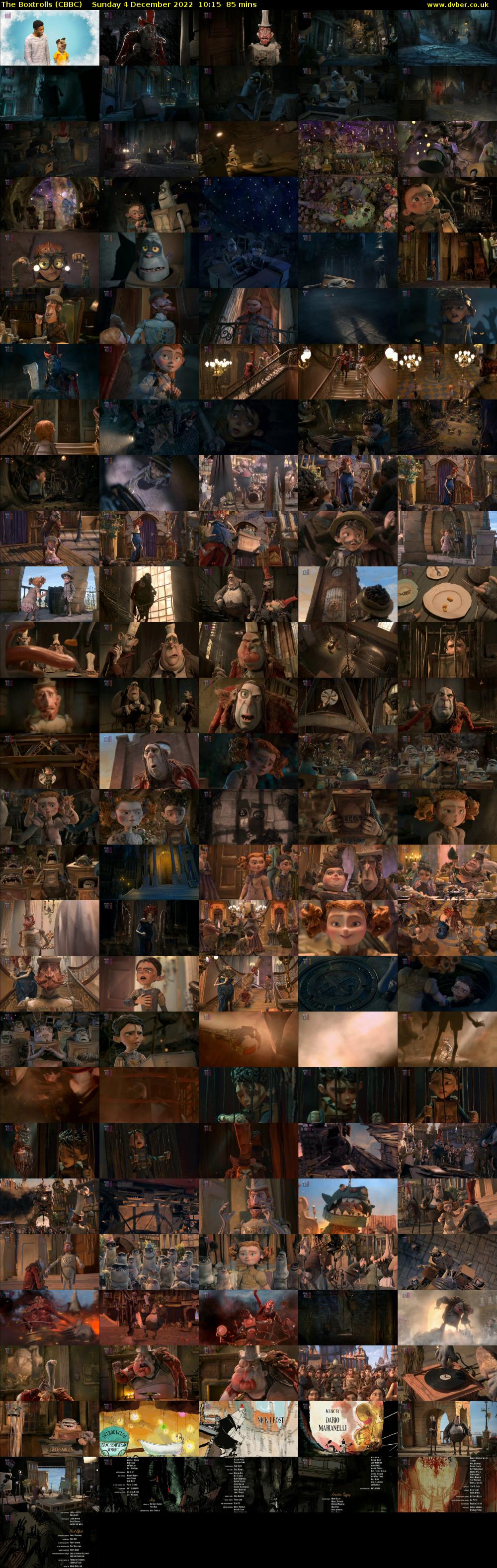 The Boxtrolls (CBBC) Sunday 4 December 2022 10:15 - 11:40