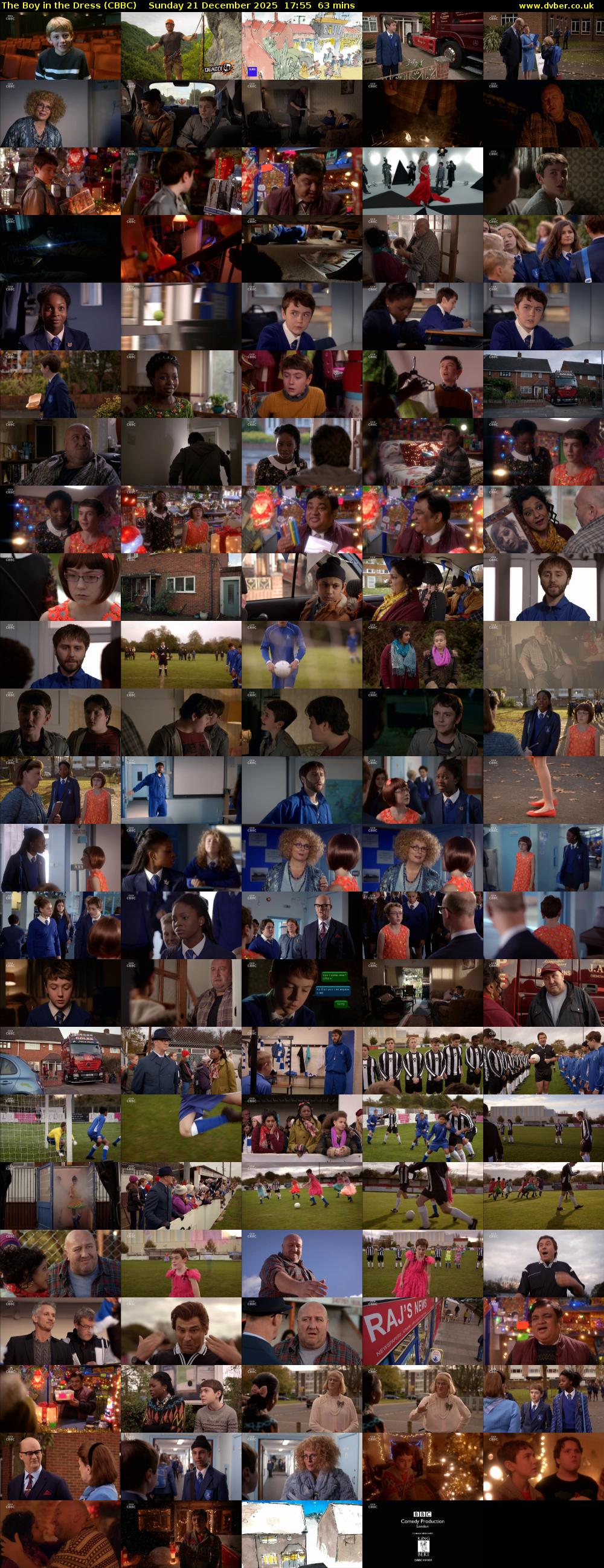 The Boy in the Dress (CBBC) Sunday 21 December 2025 17:55 - 18:58