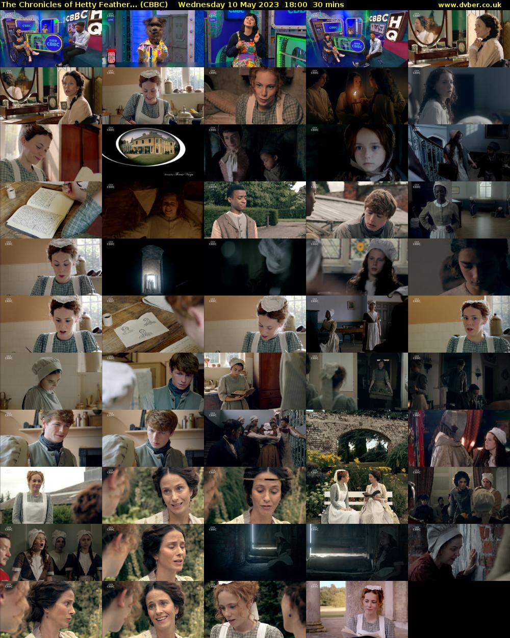 The Chronicles of Hetty Feather... (CBBC) Wednesday 10 May 2023 18:00 - 18:30