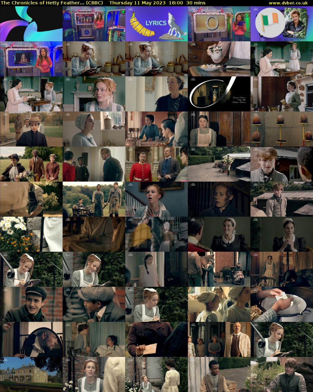 The Chronicles of Hetty Feather... (CBBC) Thursday 11 May 2023 18:00 - 18:30