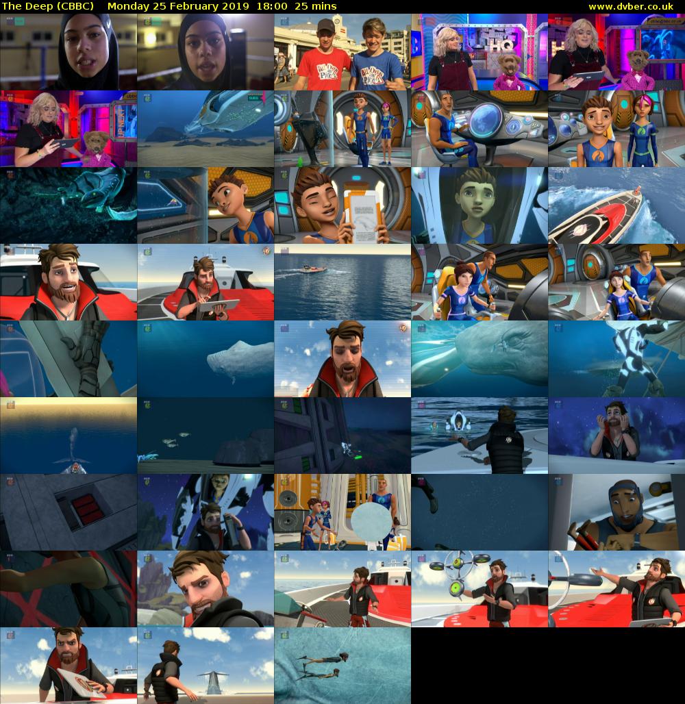 The Deep (CBBC) Monday 25 February 2019 18:00 - 18:25