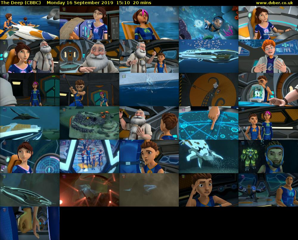The Deep (CBBC) Monday 16 September 2019 15:10 - 15:30