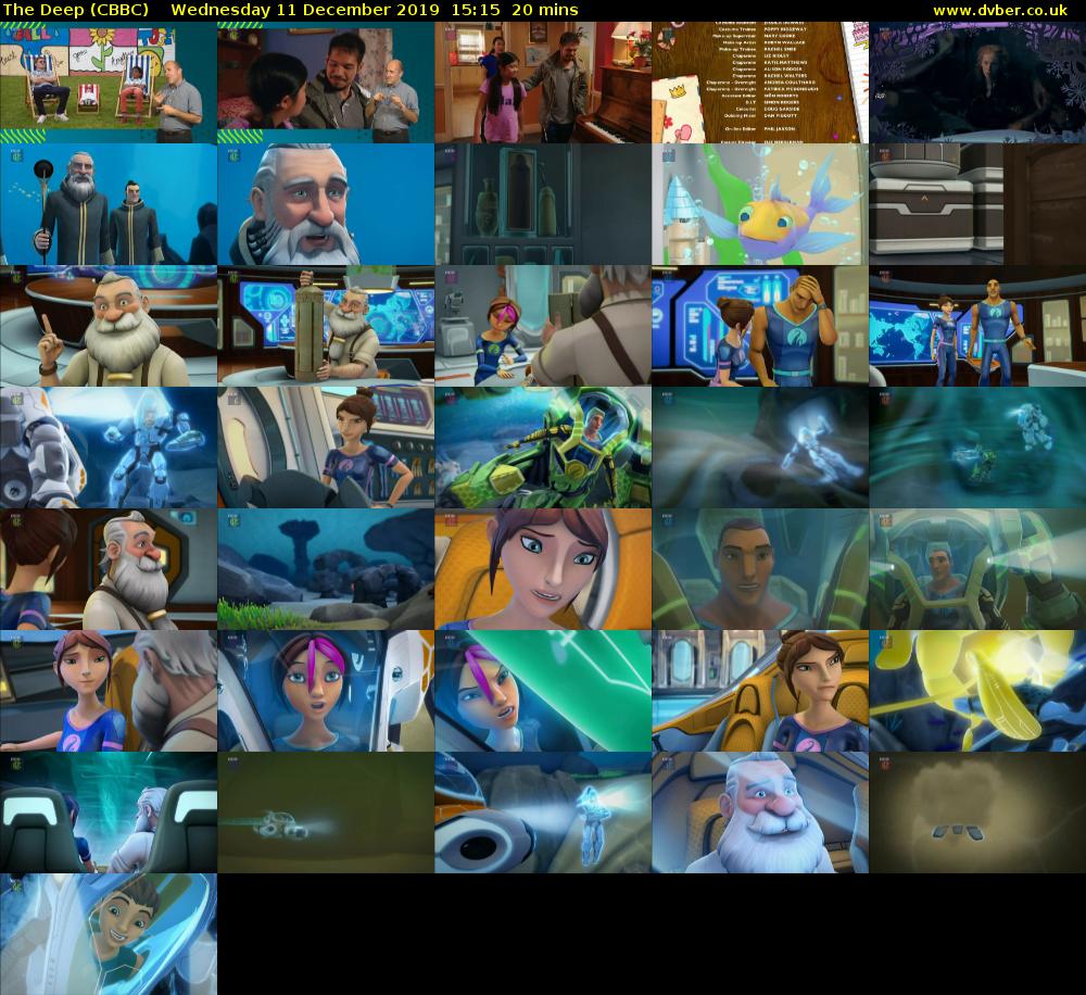 The Deep (CBBC) Wednesday 11 December 2019 15:15 - 15:35