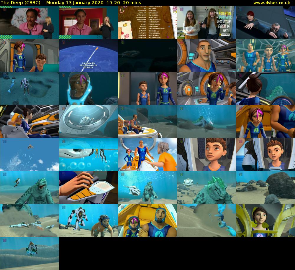 The Deep (CBBC) Monday 13 January 2020 15:20 - 15:40
