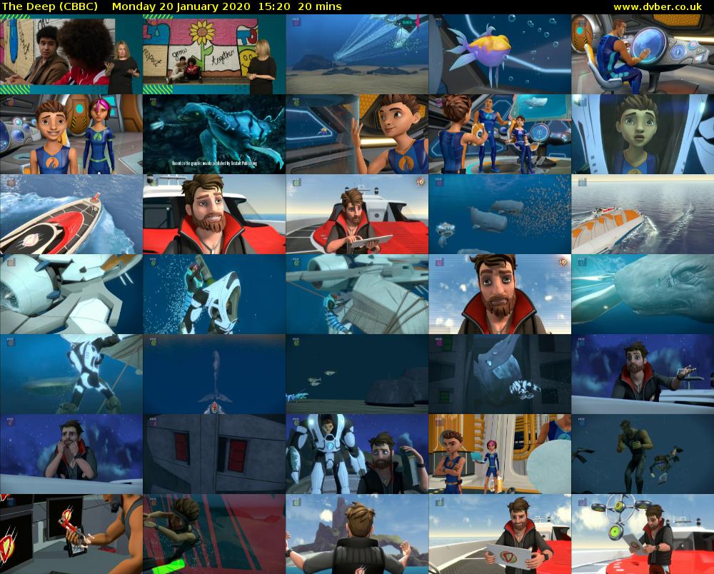 The Deep (CBBC) Monday 20 January 2020 15:20 - 15:40