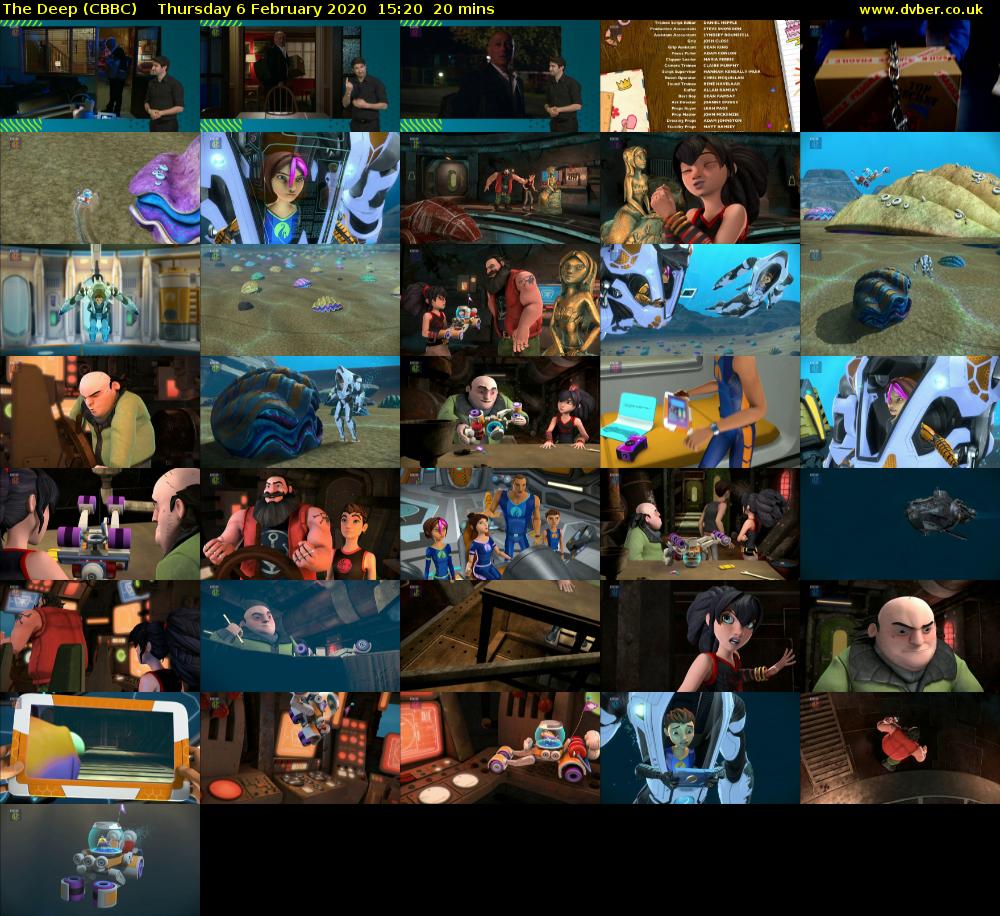 The Deep (CBBC) Thursday 6 February 2020 15:20 - 15:40