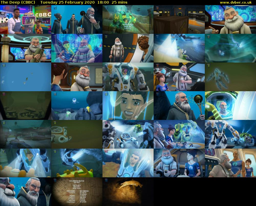 The Deep (CBBC) Tuesday 25 February 2020 18:00 - 18:25