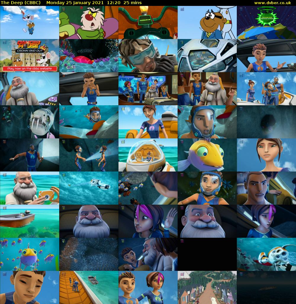 The Deep (CBBC) Monday 25 January 2021 12:20 - 12:45