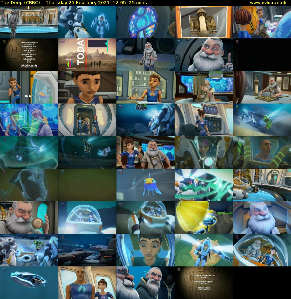 The Deep (CBBC) Thursday 25 February 2021 12:05 - 12:30