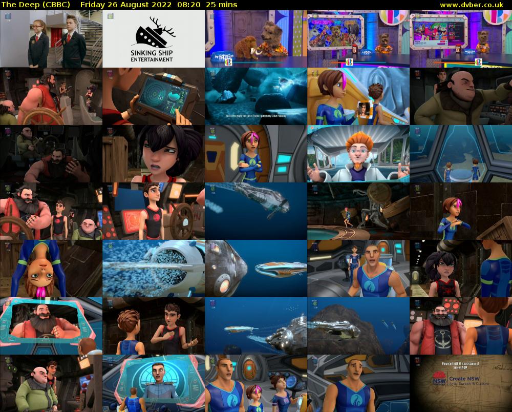The Deep (CBBC) Friday 26 August 2022 08:20 - 08:45