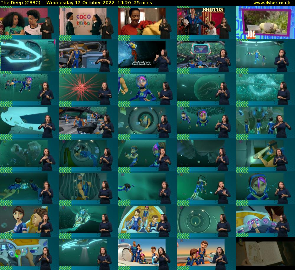 The Deep (CBBC) Wednesday 12 October 2022 14:20 - 14:45