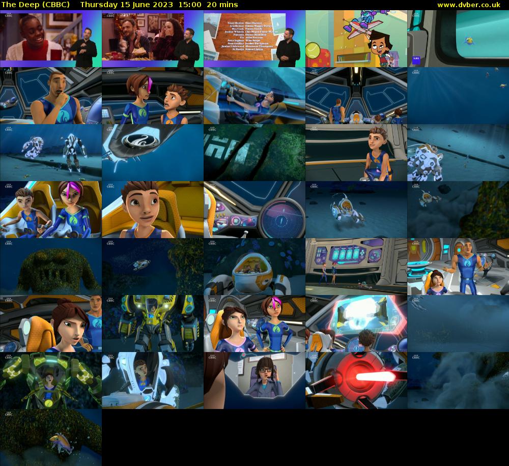 The Deep (CBBC) Thursday 15 June 2023 15:00 - 15:20