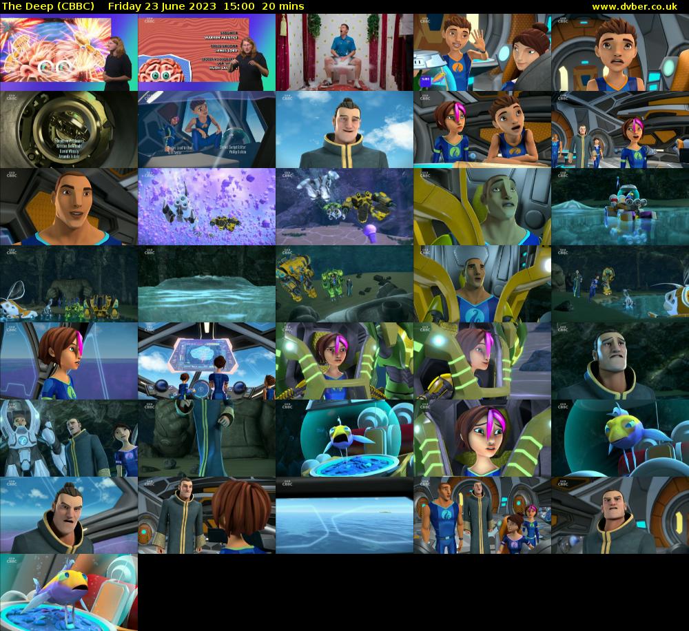 The Deep (CBBC) Friday 23 June 2023 15:00 - 15:20