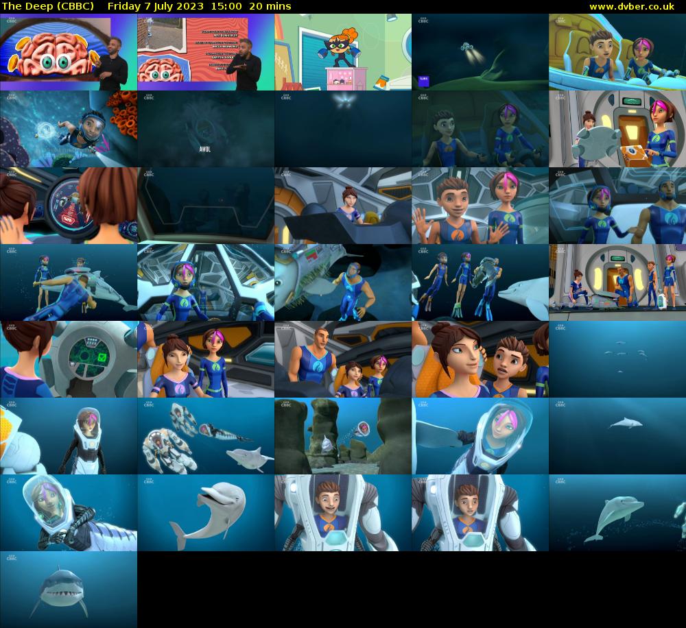 The Deep (CBBC) Friday 7 July 2023 15:00 - 15:20