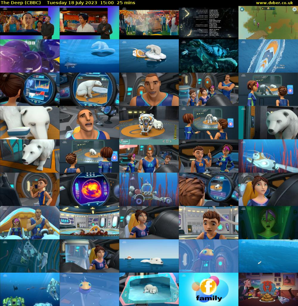 The Deep (CBBC) Tuesday 18 July 2023 15:00 - 15:25
