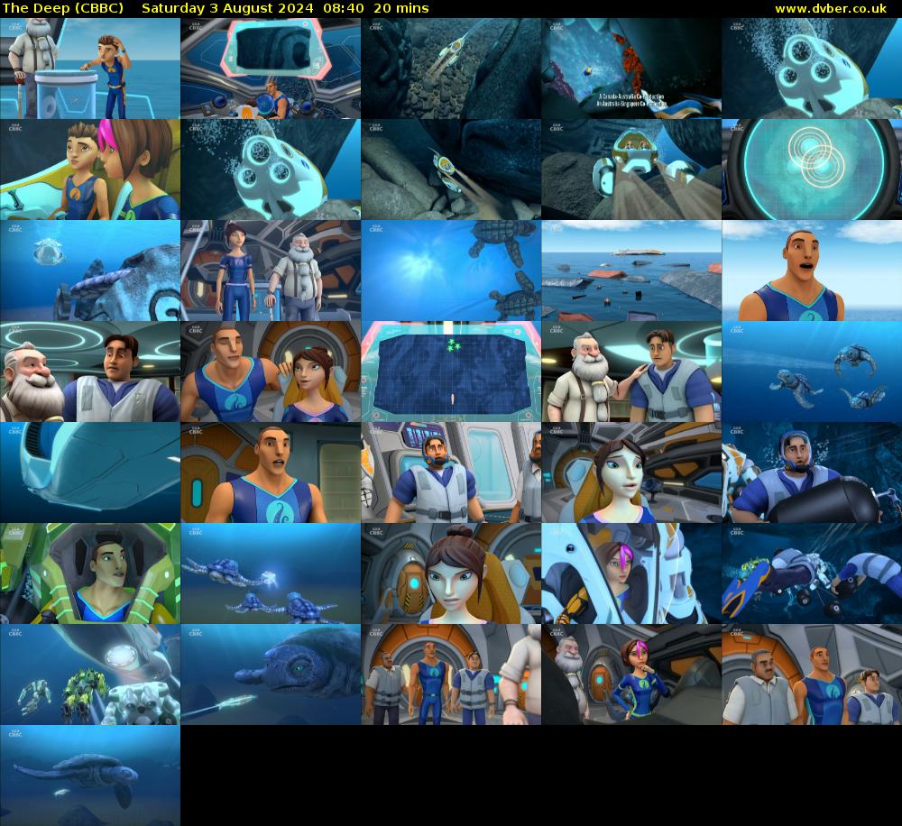The Deep (CBBC) Saturday 3 August 2024 08:40 - 09:00