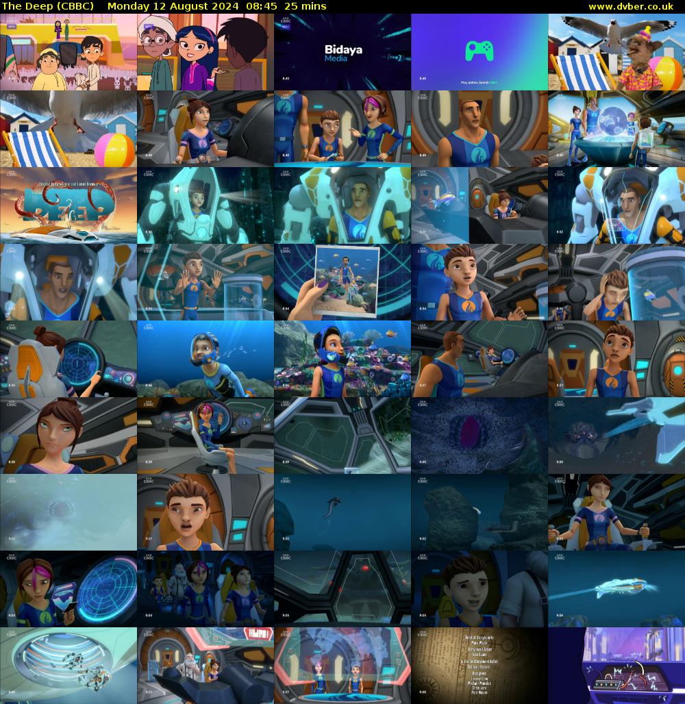 The Deep (CBBC) Monday 12 August 2024 08:45 - 09:10