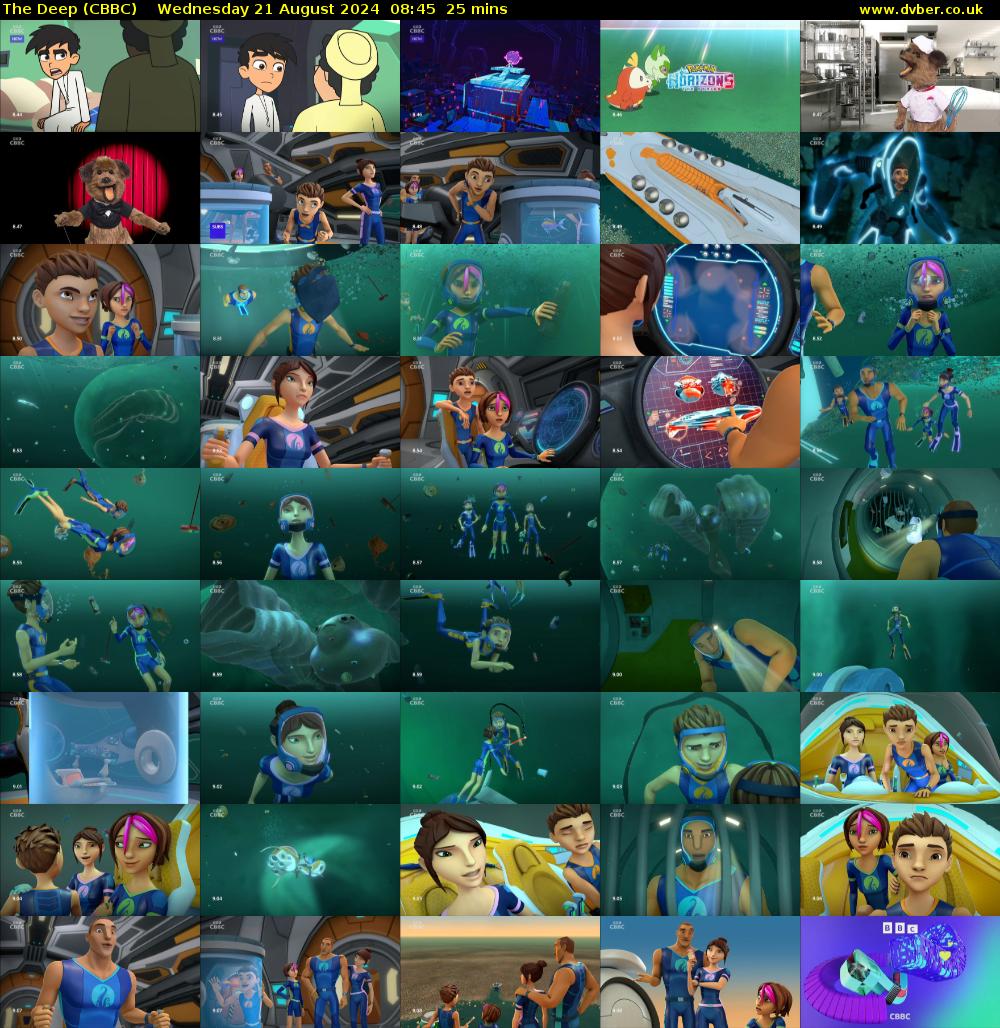 The Deep (CBBC) Wednesday 21 August 2024 08:45 - 09:10