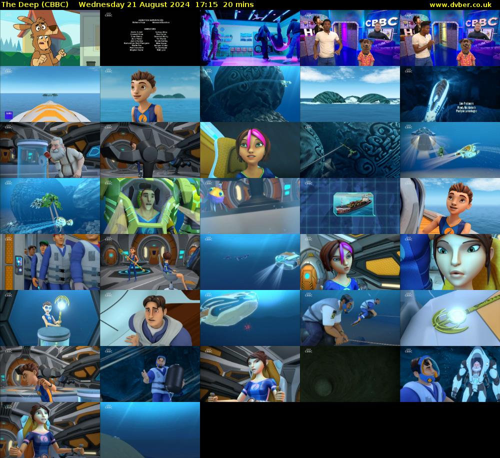 The Deep (CBBC) Wednesday 21 August 2024 17:15 - 17:35