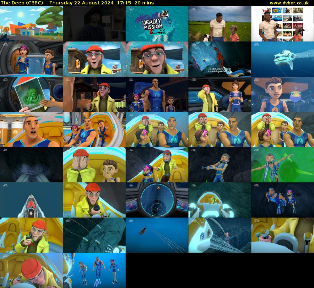 The Deep (CBBC) Thursday 22 August 2024 17:15 - 17:35