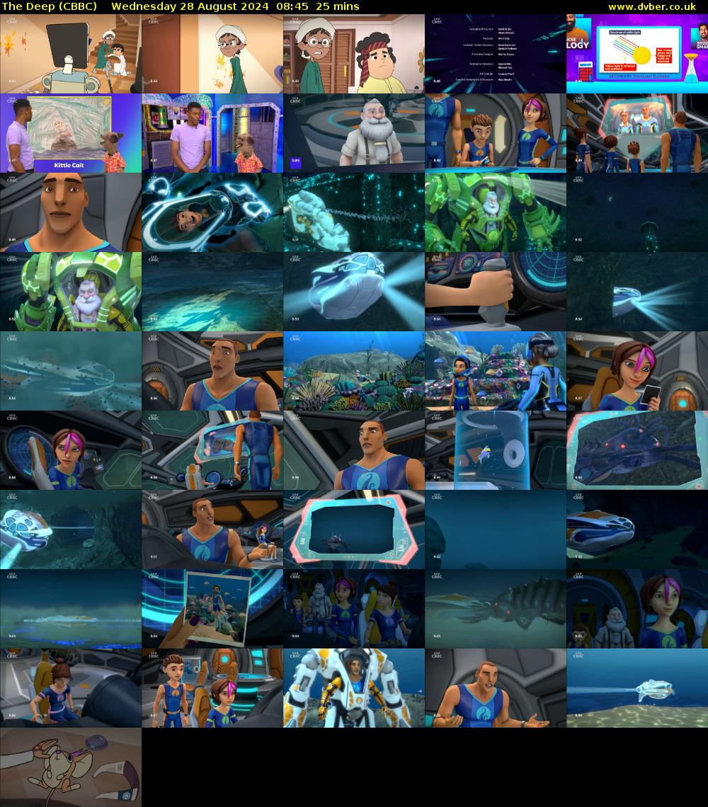 The Deep (CBBC) Wednesday 28 August 2024 08:45 - 09:10