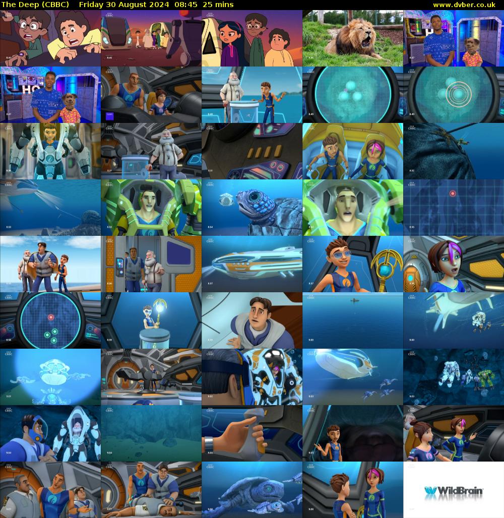 The Deep (CBBC) Friday 30 August 2024 08:45 - 09:10