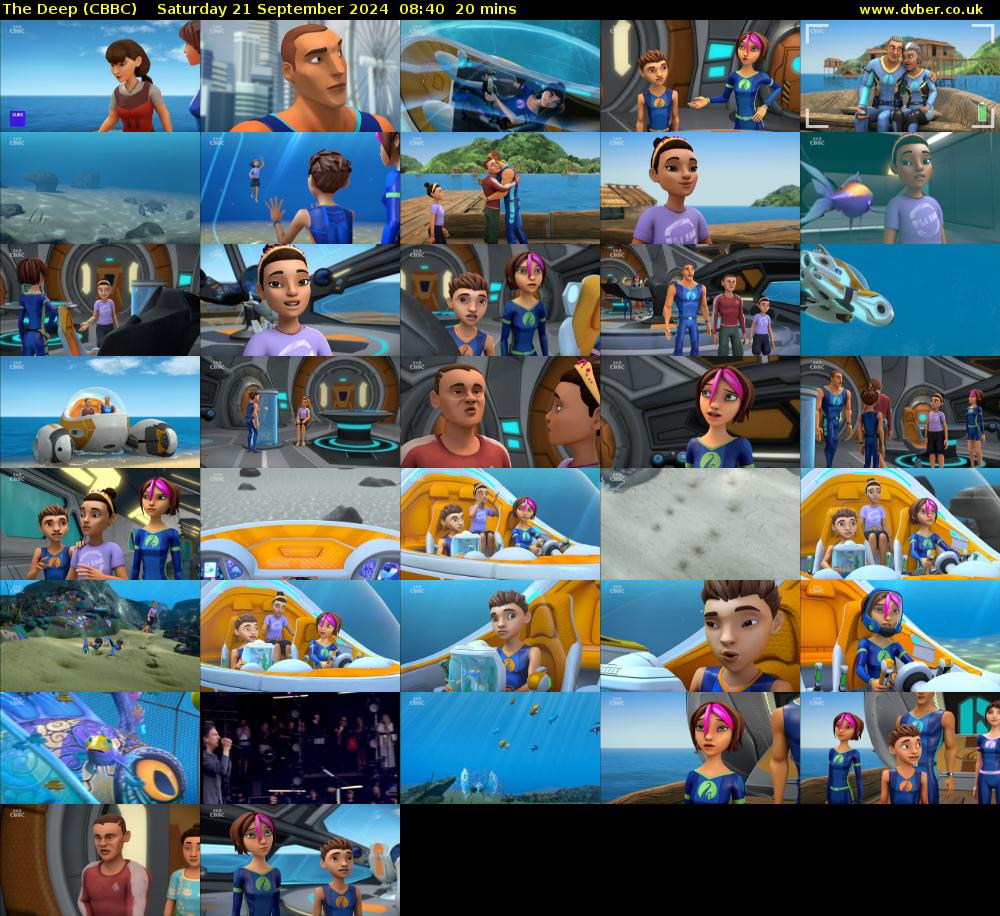 The Deep (CBBC) Saturday 21 September 2024 08:40 - 09:00