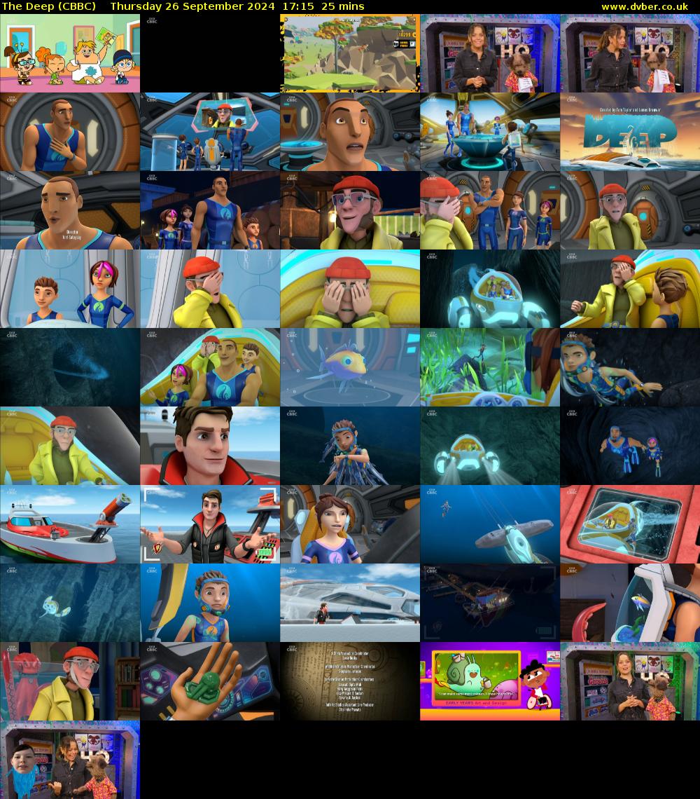 The Deep (CBBC) Thursday 26 September 2024 17:15 - 17:40