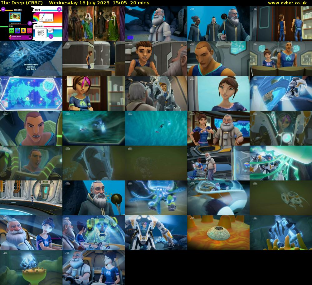 The Deep (CBBC) Wednesday 16 July 2025 15:05 - 15:25