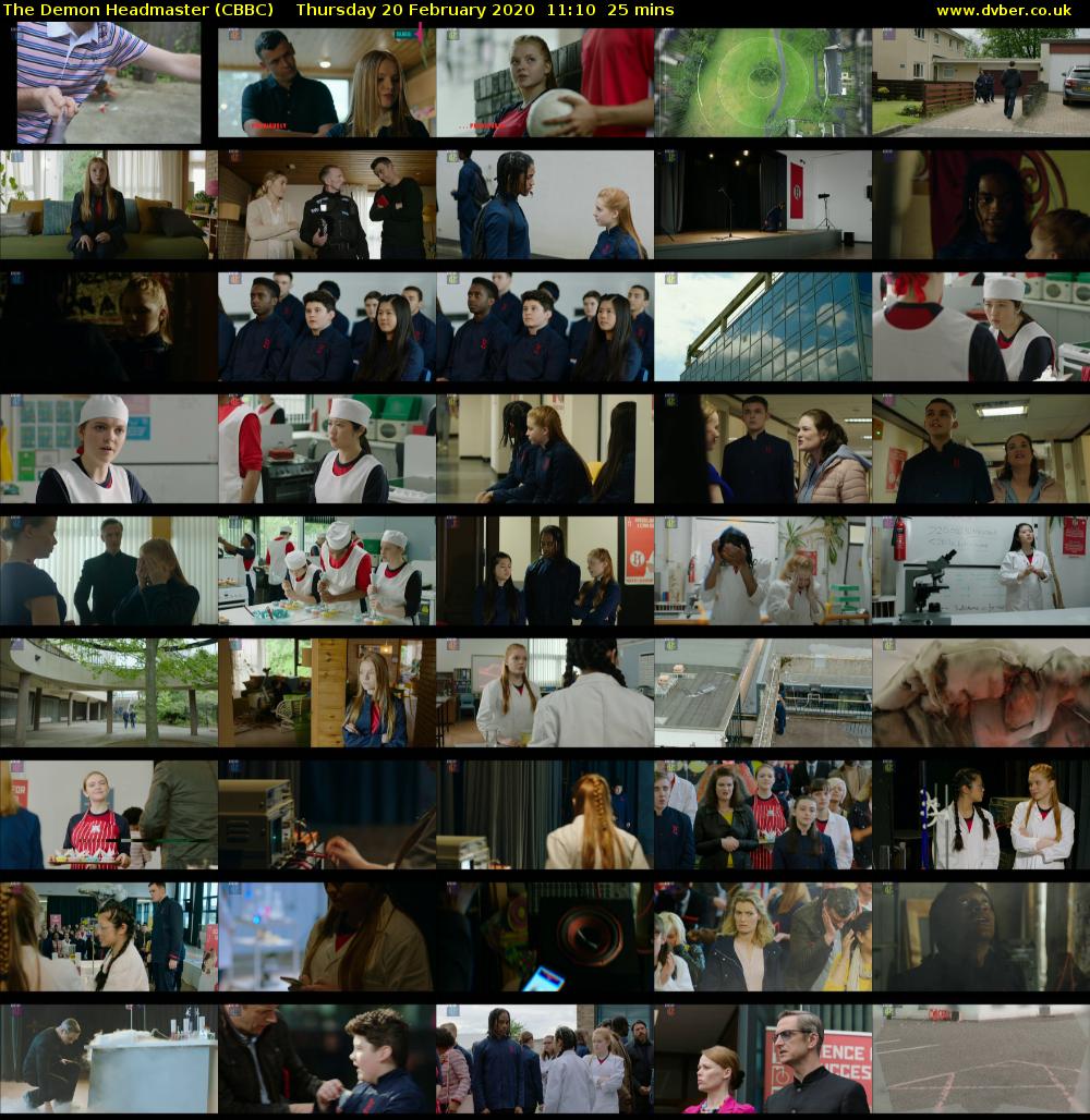 The Demon Headmaster (CBBC) Thursday 20 February 2020 11:10 - 11:35