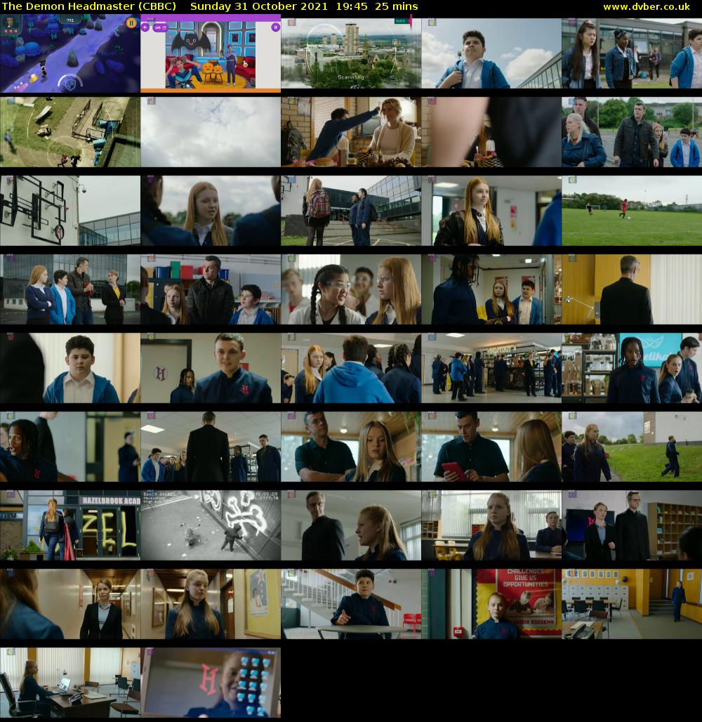 The Demon Headmaster (CBBC) Sunday 31 October 2021 19:45 - 20:10