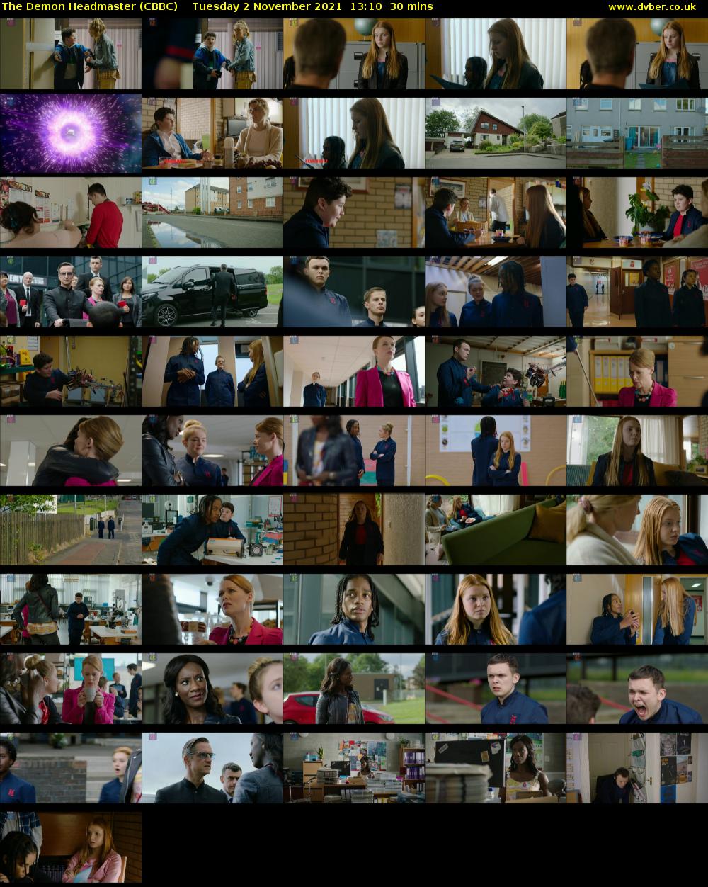 The Demon Headmaster (CBBC) Tuesday 2 November 2021 13:10 - 13:40
