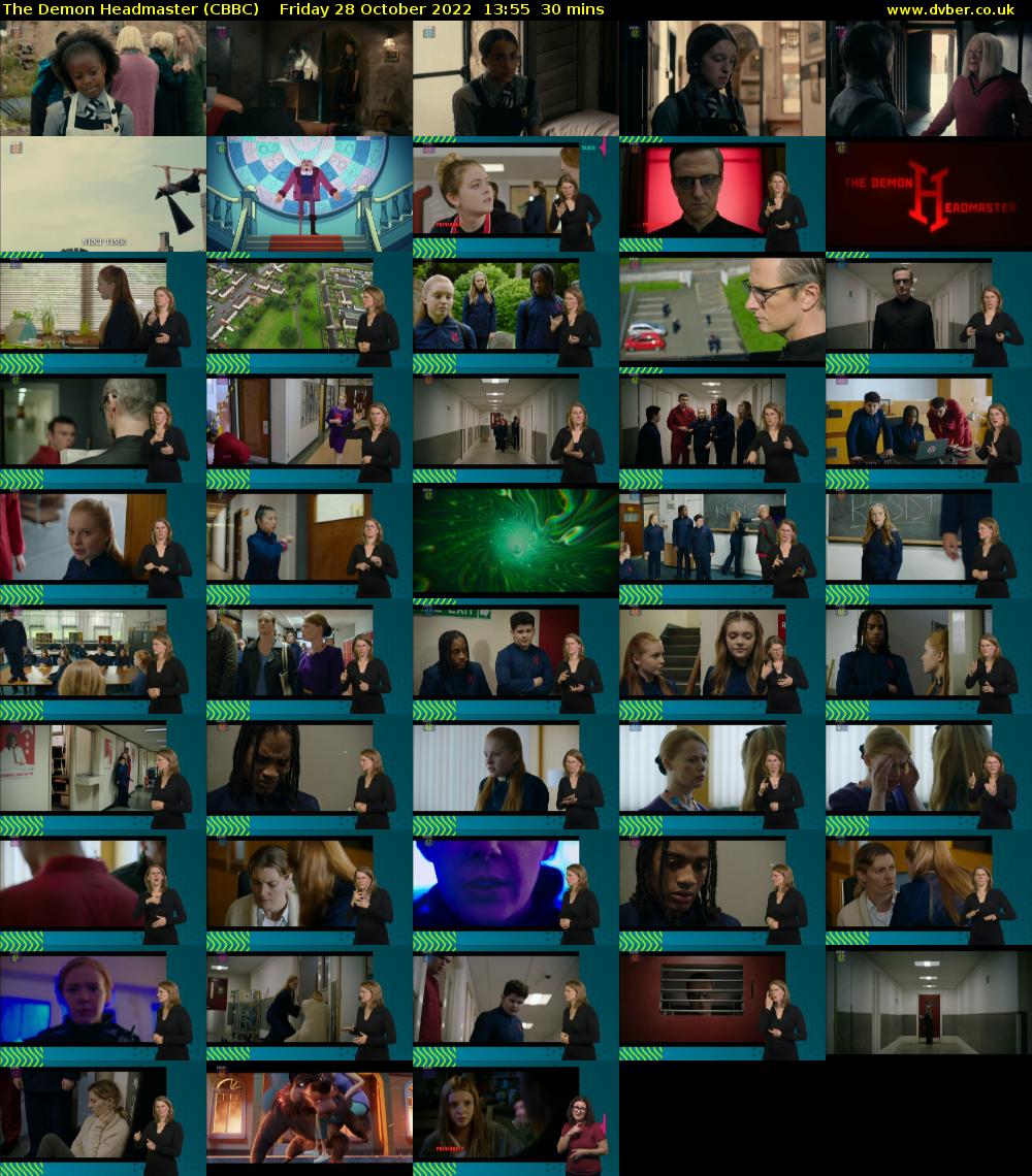 The Demon Headmaster (CBBC) Friday 28 October 2022 13:55 - 14:25