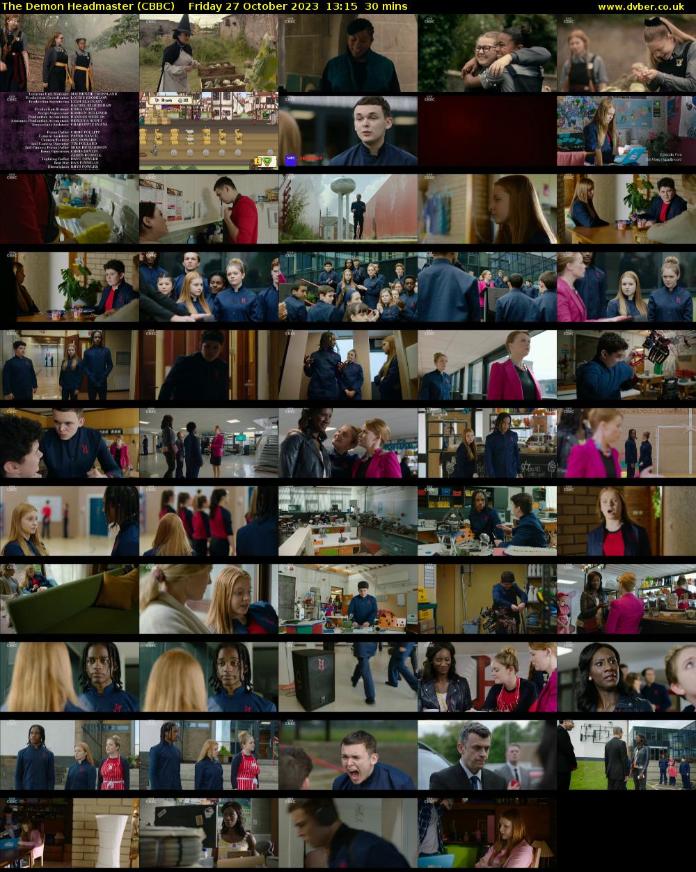 The Demon Headmaster (CBBC) Friday 27 October 2023 13:15 - 13:45