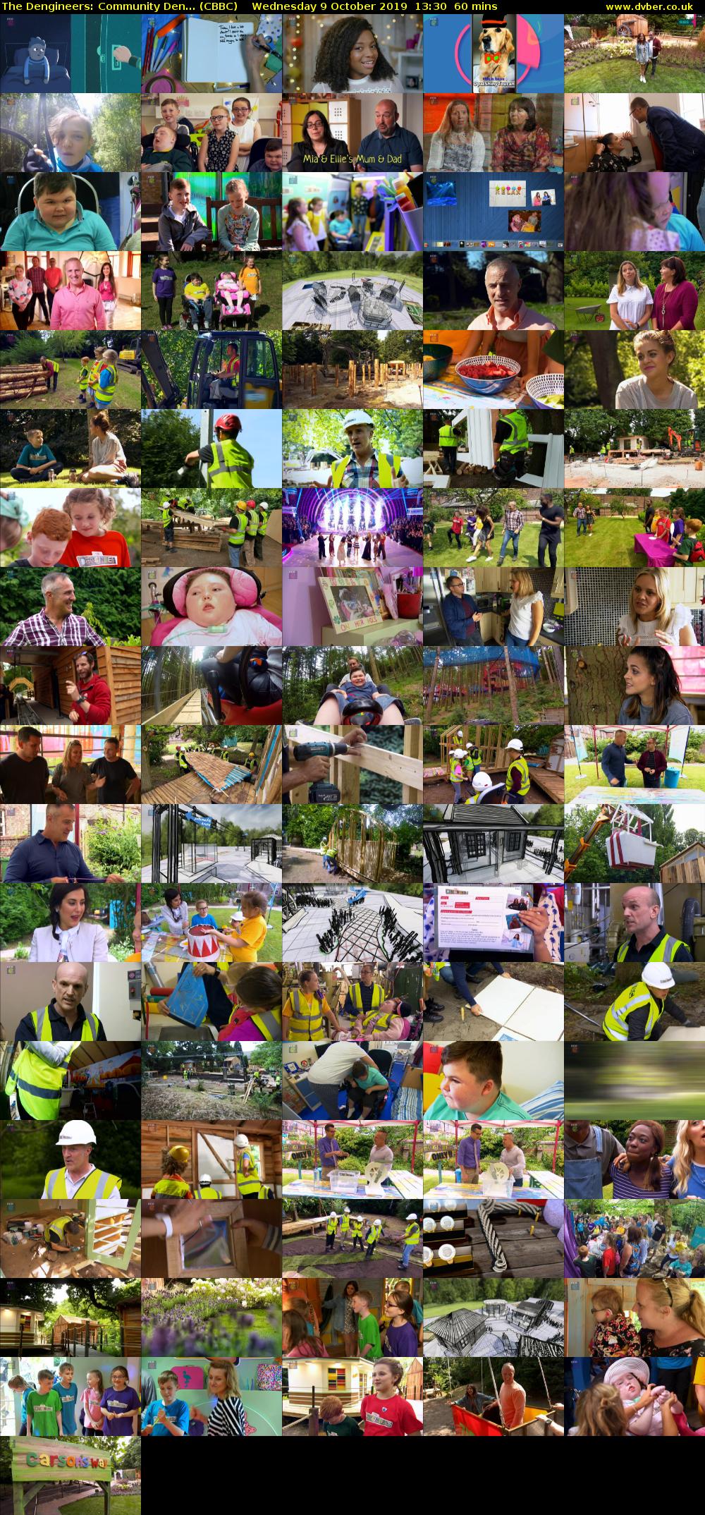 The Dengineers: Community Den... (CBBC) Wednesday 9 October 2019 13:30 - 14:30